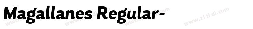 Magallanes Regular字体转换